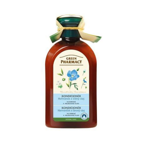 ​Green Pharmacy Heřmánek a Lněný olej - kondicionér pro barvené a melírované vlasy, 300 ml