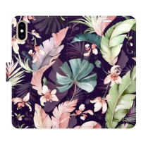 iSaprio flip pouzdro Flower Pattern 08 pro iPhone X/XS