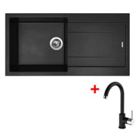 Sinks Amanda 990 Nanoblack + Mix 35 Nanoblack