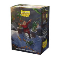 Dragon Shield Art 100ks - Christmas Dragon 2023