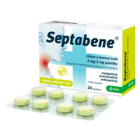 SEPTABENE CITRON A BEZOVÝ KVĚT 3MG/1MG PAS 24