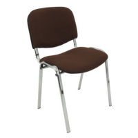 Konferenční židle ISO CHROM C8 - hnědá