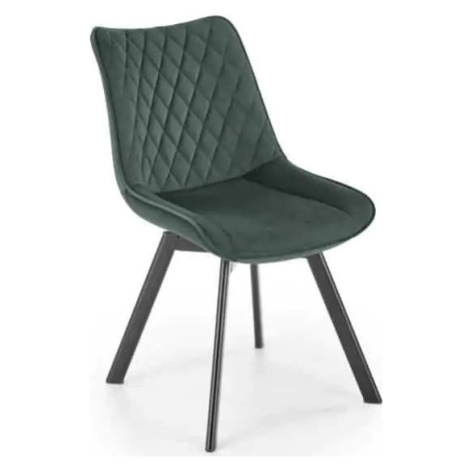 Halmar Otočná jídelní židle K520 - zelená