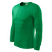 Pánské tričko s dlouhým rukávem Malfini Fit-T Long Sleeve středně zelená