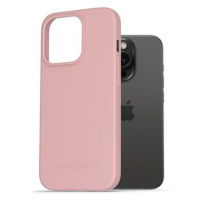 AlzaGuard Matte TPU Case pro iPhone 15 Pro růžový