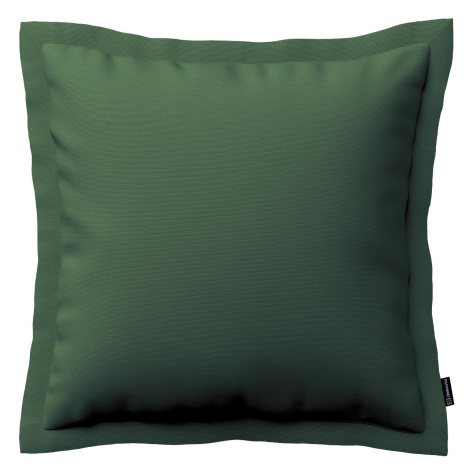 Dekoria Mona - potah na polštář hladký lem po obvodu, Forest Green - zelená, 45 x 45 cm, Cotton 