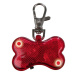 Trixie Safer Life Flasher pro psy - ve tvaru kosti 1 ks (TRX1342) - červená