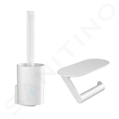 Hansgrohe 27969700 - Set doplňků pro WC, matná bílá