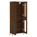 vidaXL Skříň highboard hnědý dub 69,5 x 34 x 180 cm kompozitní dřevo