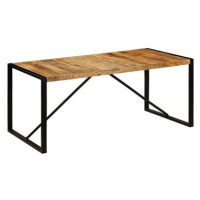 Jídelní stůl hrubé masivní mangovníkové dřevo 180 cm 243997