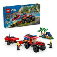 LEGO® City (60412) Hasičský vůz 4x4 a záchranný člun