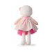 Kaloo panenka pro miminka Perle K Tendresse 40 cm v bílých šatech z jemného textilu v dárkovém b