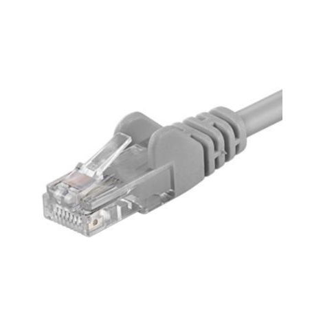PremiumCord Patch kabel UTP RJ45-RJ45 CAT6 5m šedá