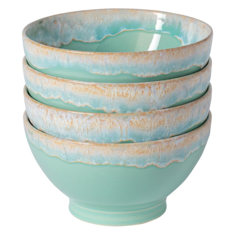 Tyrkysové mísy v sadě 4 ks z kameniny ø 15 cm Latte – Costa Nova