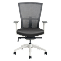OFFICE MORE kancelářská židle MERENS WHITE bez podhlavníku