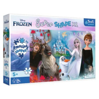 TREFL Puzzle Super Shape XL Ledové království 2 - zábava ve světě Anny a Elsy