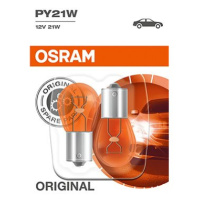 Osram Originál PY21W,12V, 21W, BAU15s, 2 kusy v balení, oranžová