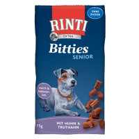 RINTI Extra Bitties Senior - Kuřecí & krůtí (6 x 75 g)