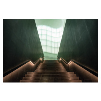 Fotografie Atrium stairs, Linda Wride, 40 × 26.7 cm