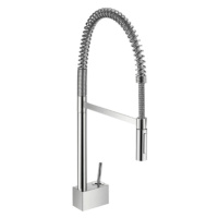 Dřezová baterie Hansgrohe Axor Starck s vytahovací sprškou, 2 proudy chrom 10820000