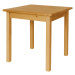 Dede Stůl z masivu borovice 70x70 cm Lak dřeva: Dub
