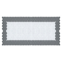 Žakárový ubrus - běhoun ARLEY různé rozměry šedá MyBestHome Rozměr: 120x160 cm