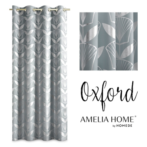 Závěs AmeliaHome Oxford II světle šedý