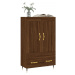 vidaXL Skříň highboard hnědý dub 69,5 x 31 x 115 cm kompozitní dřevo