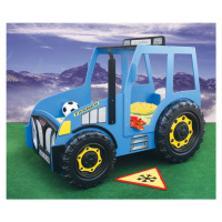Dětská postel Traktor modrý