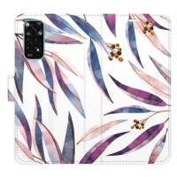 iSaprio flip pouzdro Ornamental Leaves pro Xiaomi Redmi Note 11 / Note 11S