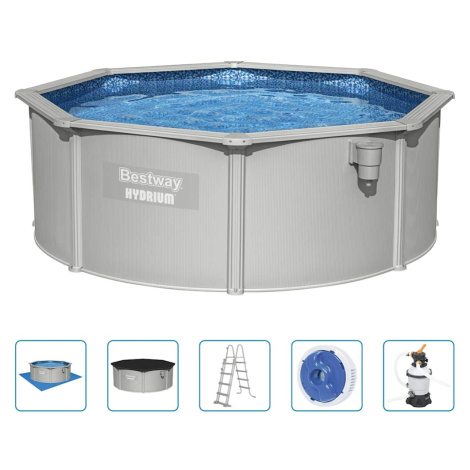 Bestway Nadzemní bazén s rámem Hydrium kulatý 360 x 120 cm