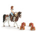 Schleich 42441 Hannah a jezdecká sada na western