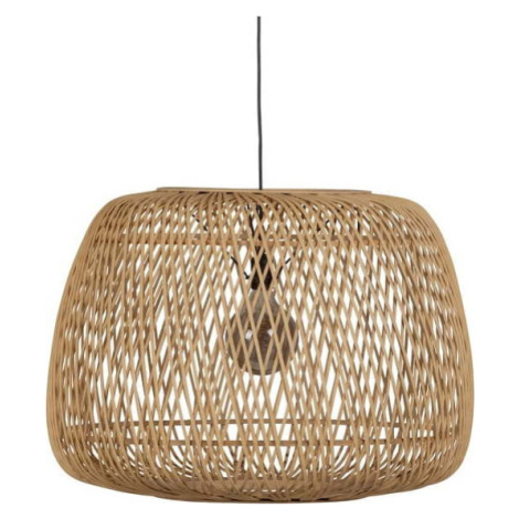 Přírodní závěsná lampa z bambusu WOOOD Moza, ø 70 cm