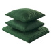 Sada embosovaného přehozu na postel s polštáři 160×220 cm zelená BABAK, 313583