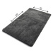 L'essentiel Koupelnový kobereček TAMARA 80x140 cm tmavě šedý