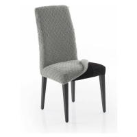 Potah elastický na celou židli, komplet 2 ks MARTIN, světle šedý