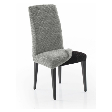 Potah elastický na celou židli, komplet 2 ks MARTIN, světle šedý FORBYT