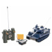 Teddies Tank RC TIGER I se zvukem a světlem, 33 cm, na baterie + dobíjecí pack 40 MHz