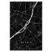 Mapa Munich black, 26.7 × 40 cm