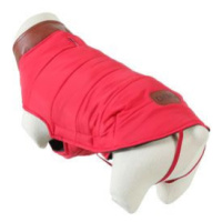 Obleček prošívaná bunda pro psy London červená 30cm