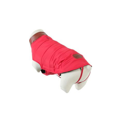 Obleček prošívaná bunda pro psy London červená 30cm Zolux
