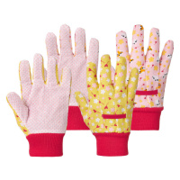 PARKSIDE® Dětské zahradní rukavice, 2 páry (5 (8–10 let), červená / světle růžová)