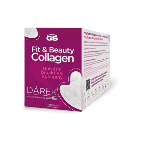 GS Fit&Beauty Collagen 50+50 kapslí duopack s dárkem Green Swan