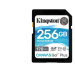 Kingston SDXC karta 256GB Canvas Go! Plus, R:170/W:90MB/s, Class 10, UHS-I, U3, V30