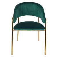 Židle Glamour Zelená