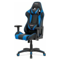 Autronic Kancelářská židle KA-F03 BLUE - modrá/ koženka