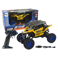 mamido  Terénní auto na dálkové ovládání RC Off-Road 2,4 GHz 1:16 žluté RC