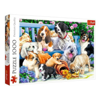 TREFL - puzzle Psi v zahradě 1000