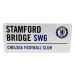 Chelsea FC: Stamford Bridge SW6 - cedule na zeď