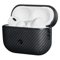 Pouzdro Pitaka MagEZ case, black/grey - Airpods Pro/Pro 2 (APM7001)